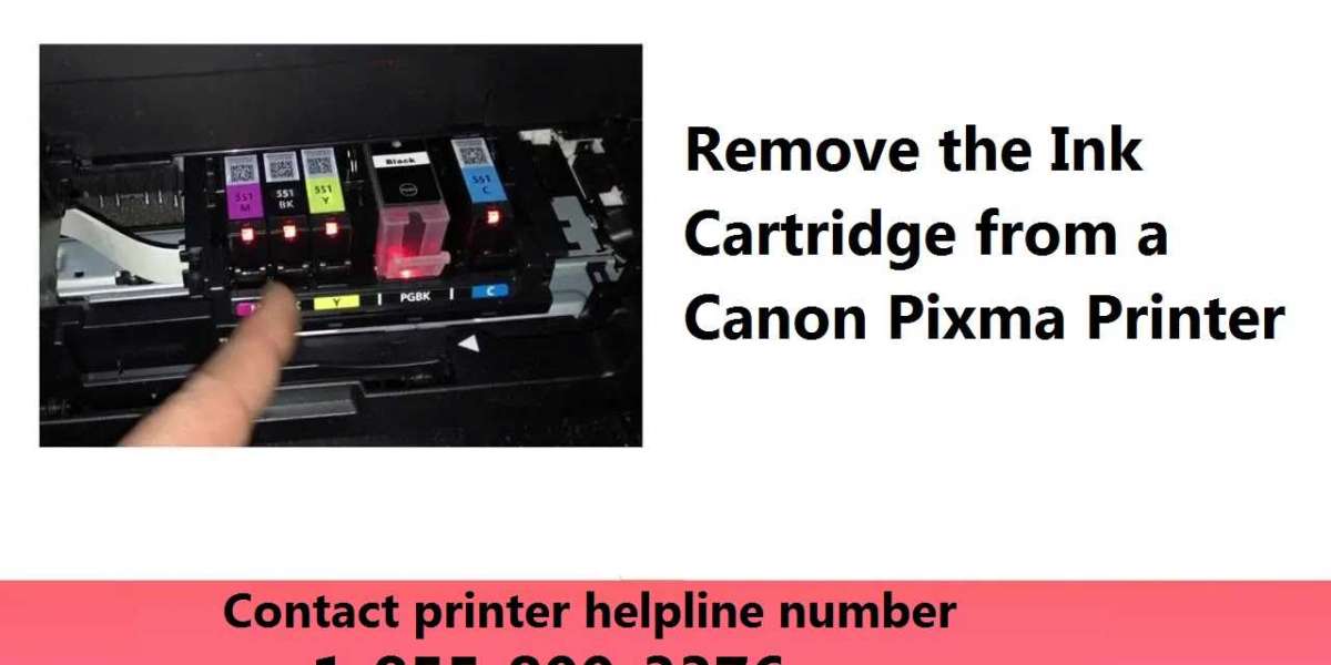 How to Remove the Ink Cartridge from a Canon Pixma Printer?
