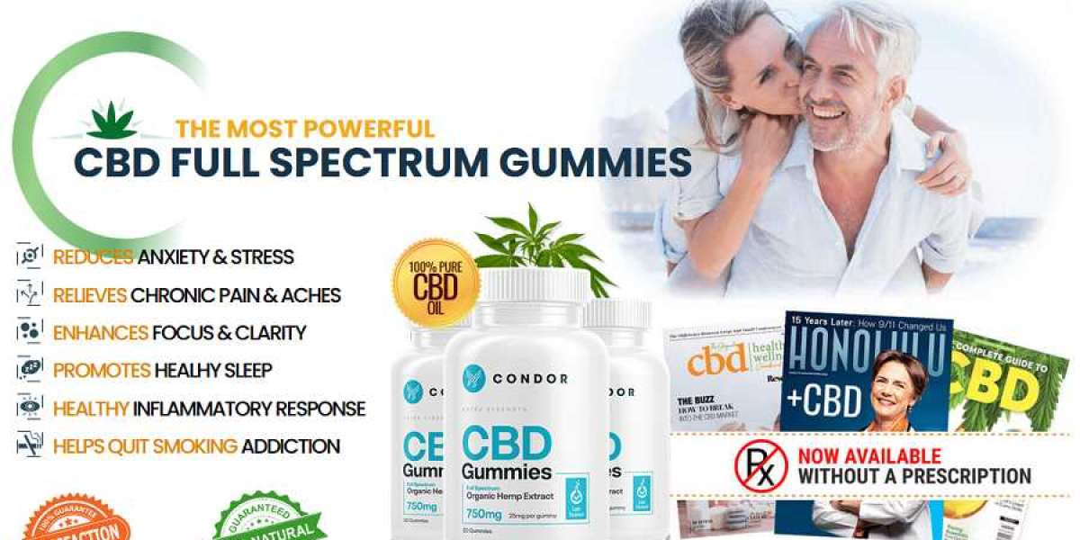 Condor CBD Gummies - Enhances FOCUS & CLARITY, Reduces ANXIETY & STRESS And Relieves CHRONIC PAIN & ACHES
