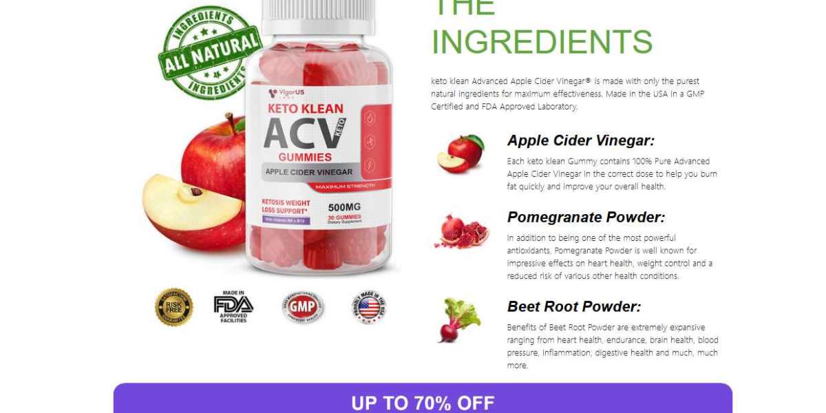 Keto Klean ACV Gummies:- 100% Pure Advanced Apple Cider Vinegar