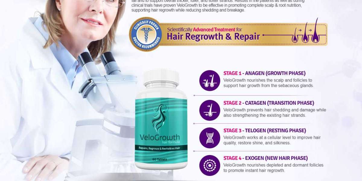 VeloGrowth Hair Formula - Clinically Proven Hair Health Treatment Formula!