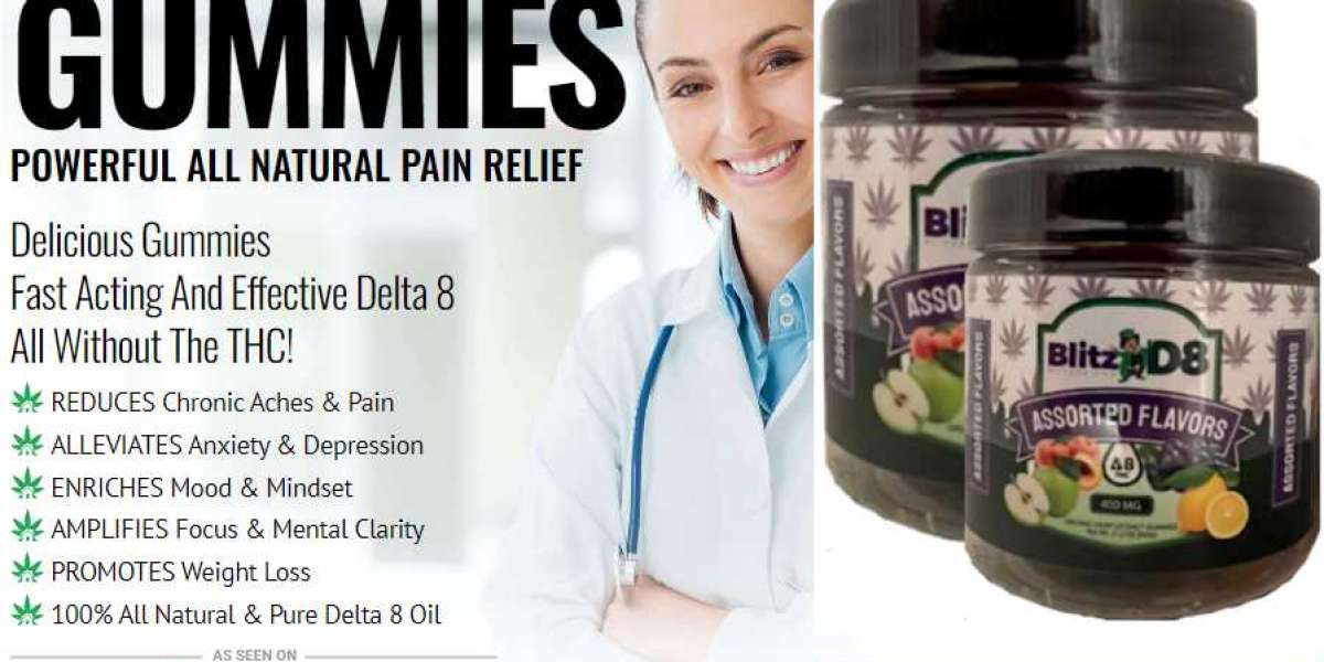 Blitz D8 CBD Gummies (Amazon Review) 100% All Natural & Pure Delta 8 Gummies!