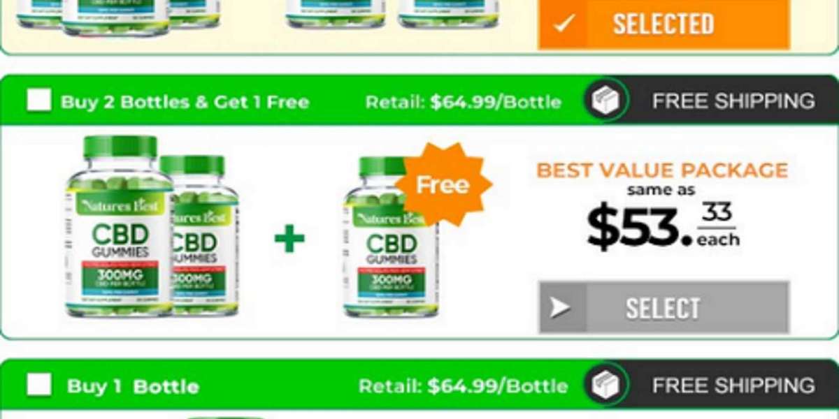 Natures Best CBD Gummies At A Special Discounted Price Today!