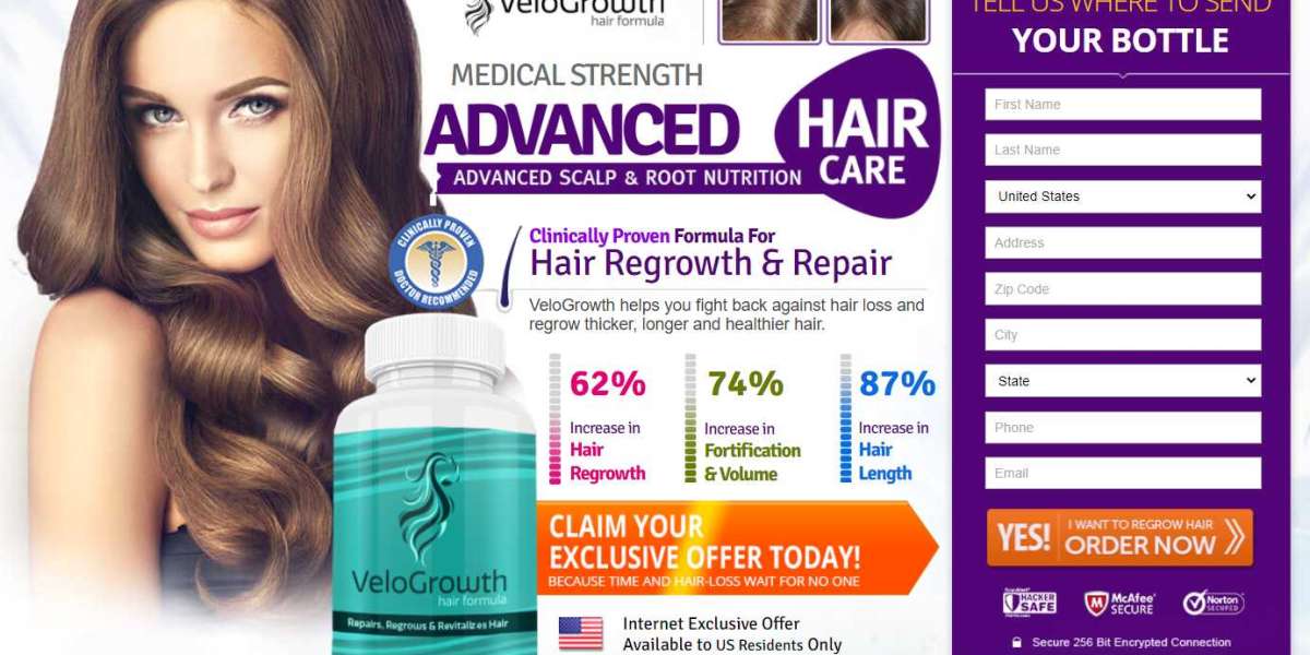 VeloGrowth Hair Formula - Get Fuller Healthier Hair | Without Treatment | 100% Safe