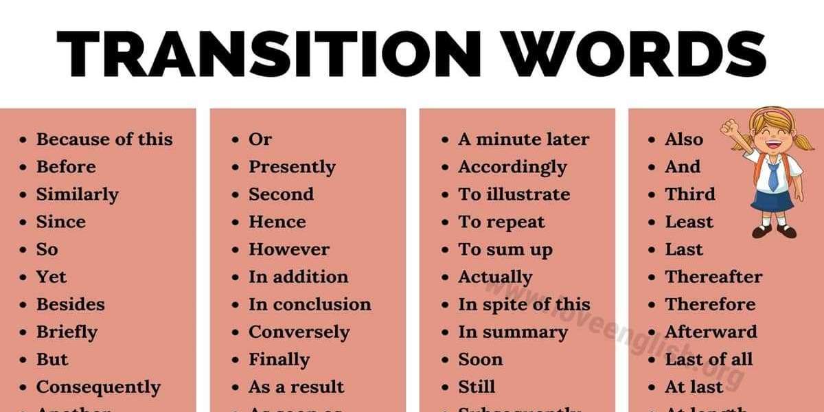 Why should we use transitional words?