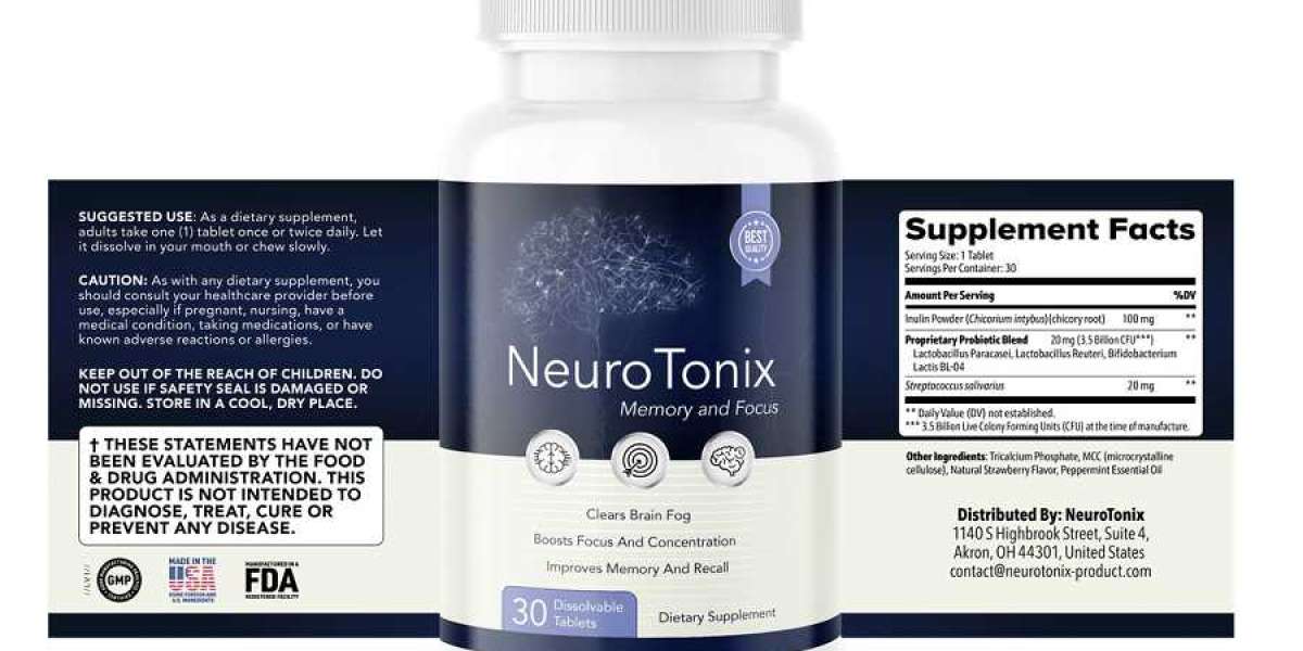 NeuroTonix - Supporting A Good Memory Retention, Reduce Memory Loss and Brain Fog!