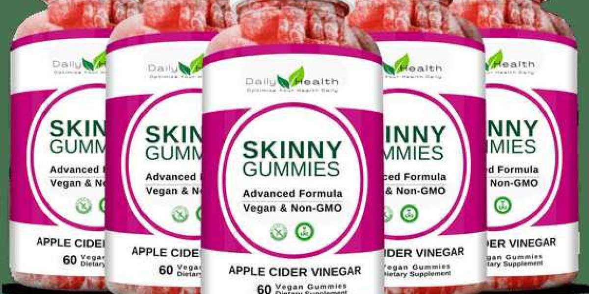 Daily Health Skinny Gummies (#1 PREMIUM ACV GUMMIES) Better Skin + Skinny Body!