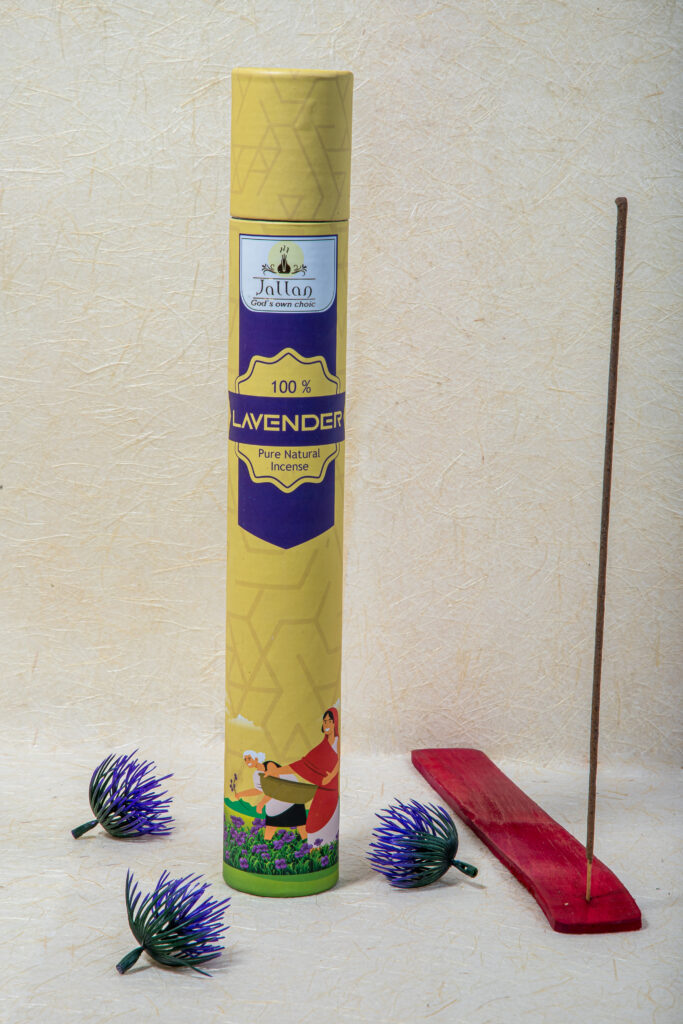 Lavender Incense Sticks - 60 Sticks - Jallan