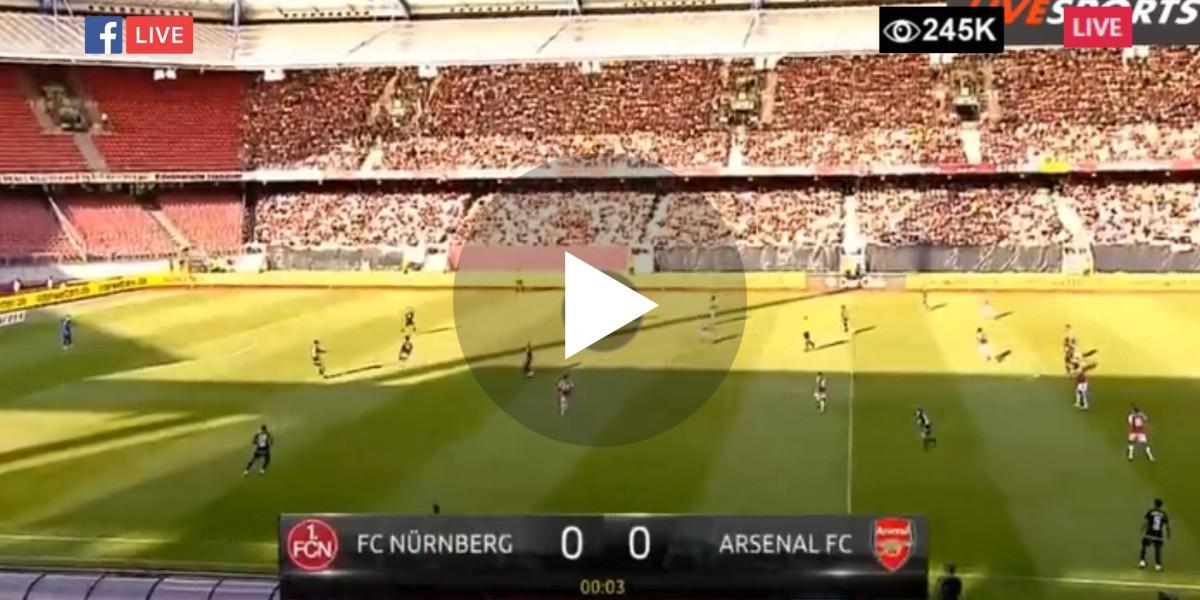 Watch LIVE, FC Nuremberg vs Arsenal (Club Friendlies).