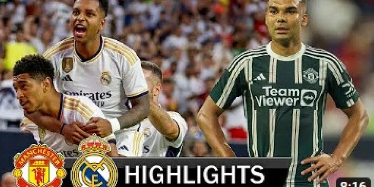 Watch Highlights Real Madrid vs Manchester Uniteed 2-0 (Club Friendlies).