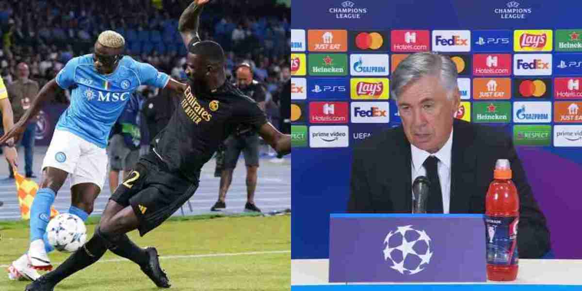 Real Madrid Manager Carlo Ancelotti Labels Victor Osimhen as “a Very Dangerous Player”.