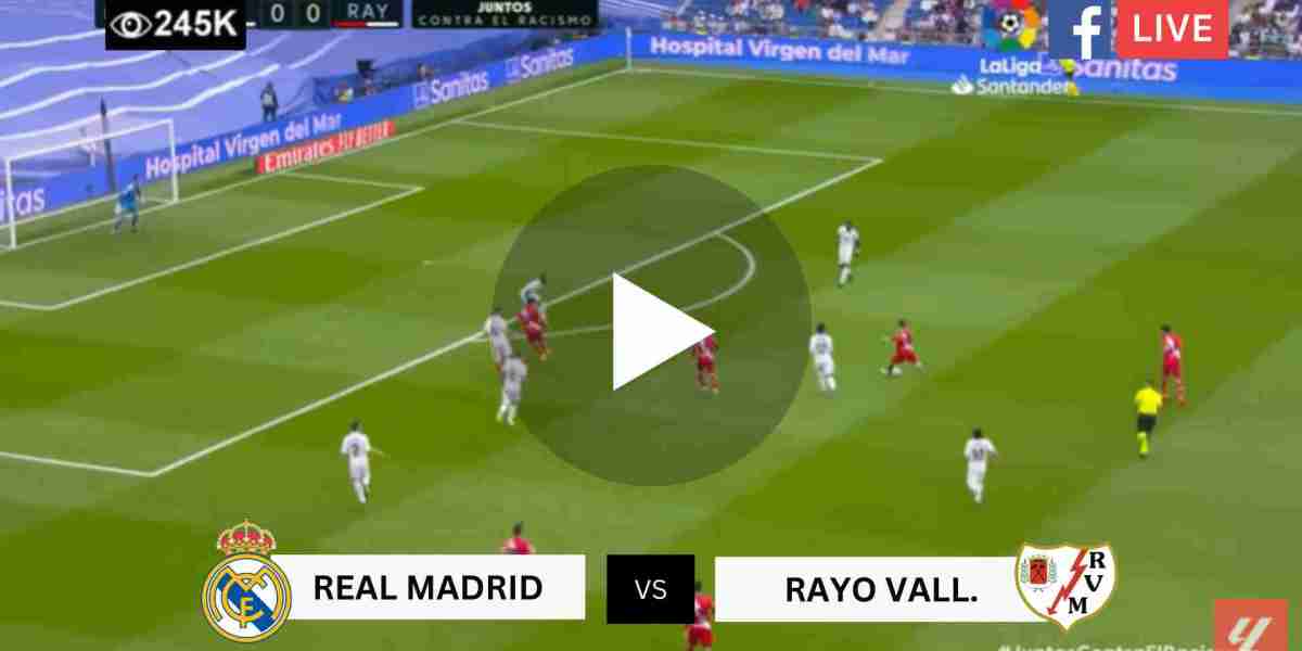 Watch Real Madrid vs Rayo Vallencano LIVE Streaming (La Liga).
