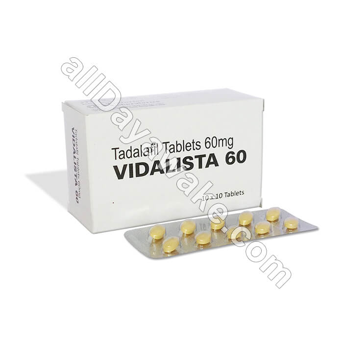 Vidalista 60 mg (Tadalafil) Improve ED in Your Budget